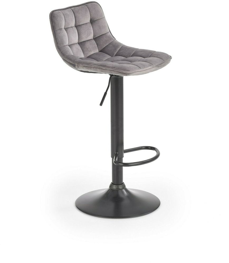 Halmar Barová stolička H95, sivá